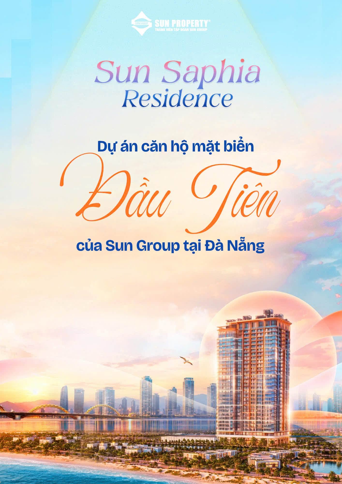 Sun Saphia Residence Đà Nẵng: Vị trí, quy mô và thông tin dự án căn hộ ven biển 1 Tổ hợp căn hộ mặt biển Sun Saphia Residence tại Đà Nẵng